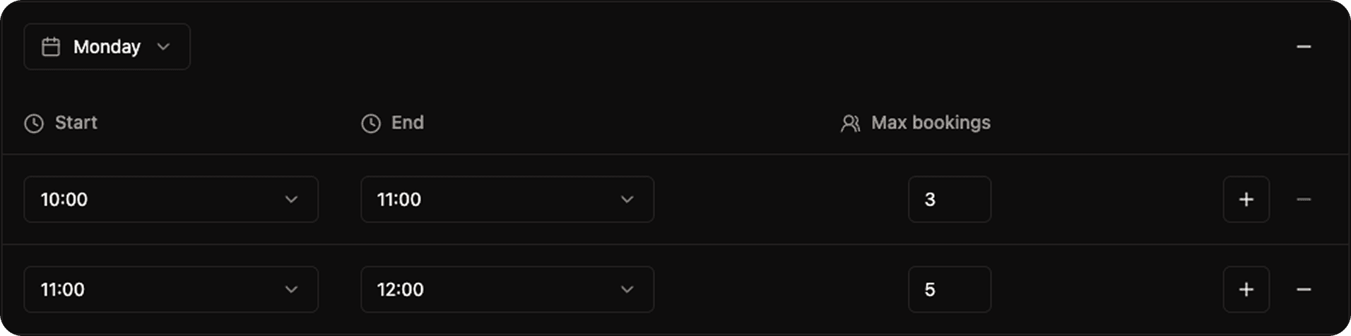 Customizable Scheduling